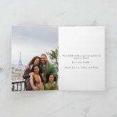 's Werelds beste Nan Wildflower Photo Moederdag Kaart (Binnen)