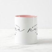 's Werelds beste Nana Cute Calligraphy Coffee-Mok Mok (Midden)