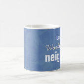 's Werelds beste NEIGHBOR-BLAUW en WHITE V03 Koffiemok (Center)