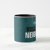 's Werelds beste NEIGHBOR Blauwgroen V241C Mok (Midden)