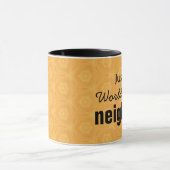 's Werelds beste NEIGHBOR Gold Custom Name v6 Mok (Midden)