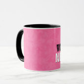 's Werelds beste NEIGHBOR roze V24B Mok (Voorkant links)