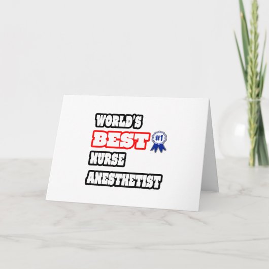 's Werelds beste neurose anestheticus Kaart (Voorkant)