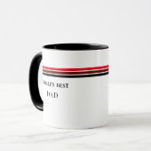 's Werelds beste nieuwe vader verjaardag man cadea Mok (Voorkant links)