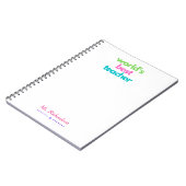's Werelds beste Notitieboek voor leerkrachten (Linkerzijde)
