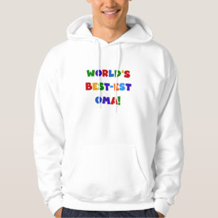 's Werelds beste Oma Bright Colors Gifts Hoodie