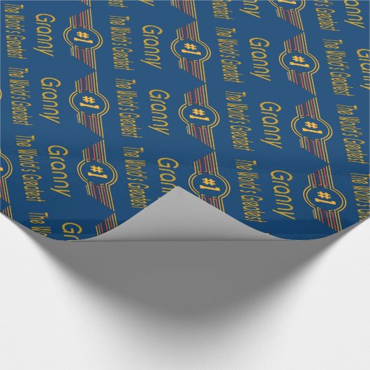 's Werelds beste oma Cadeaupapier (Hoek)