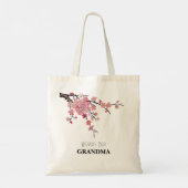 's Werelds beste oma Floral waterverf Tote Bag (Achterkant)