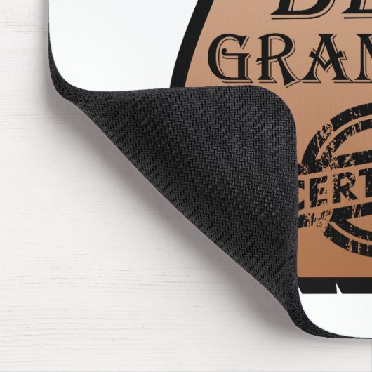 'S Werelds beste oma-gecertificeerde certificaat G Muismat (Hoek)