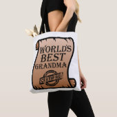 'S Werelds beste oma-gecertificeerde certificaat G Tote Bag (Dichtbij)