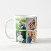 'S Werelds Beste Oma Grandkids 9 Fotocollage Koffiemok (Links)