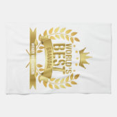 's Werelds beste oma Grandma Gold Fun Theedoek (Horizontaal)