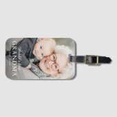 'S Werelds beste oma grootmoeder beste jaarfoto Bagagelabel (Voorkant (horizontaal))