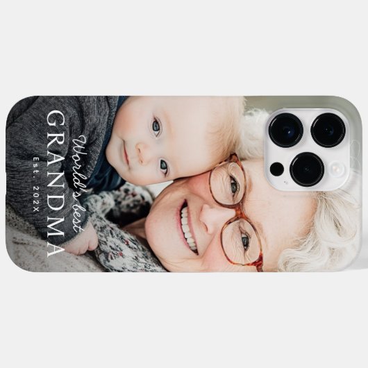 'S Werelds beste oma grootmoeder beste jaarfoto Case-Mate iPhone Case (Achterkant (horizontaal))