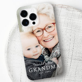 'S Werelds beste oma grootmoeder beste jaarfoto Case-Mate iPhone 14 Pro Max Hoesje