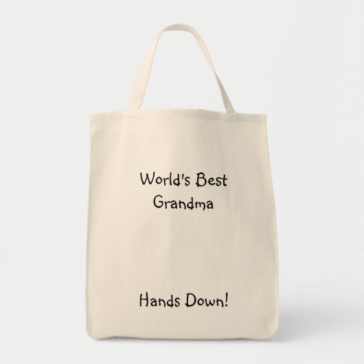's Werelds beste oma, handen neer! Tote Bag (Voorkant)