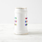 's Werelds beste oma heldere kleuren Bierpul (Center)