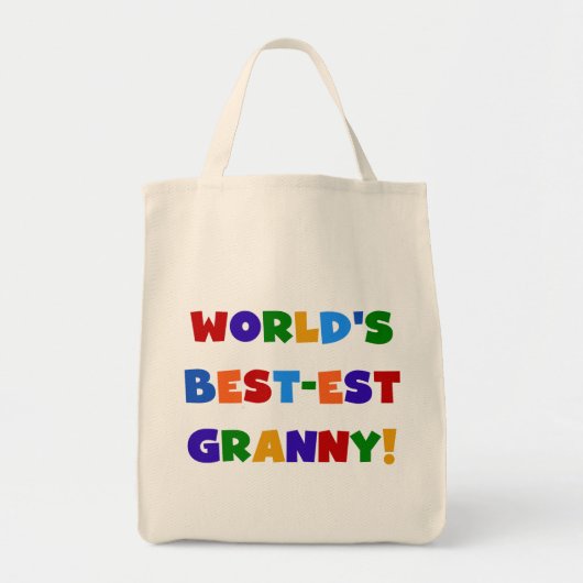 's Werelds beste oma heldere kleuren Tote Bag (Voorkant)