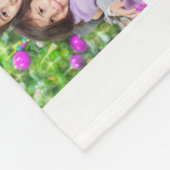 'S Werelds Beste Oma Kleinkinderen 24 Foto Collage Fleece Deken (Hoek)