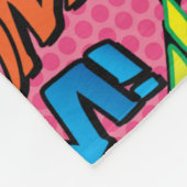 's Werelds beste oma leuk roze Fleece Deken (Hoek)