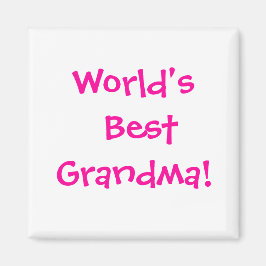 's Werelds beste oma! Magneet