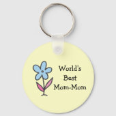 's Werelds beste oma-mam-kleinkinderen Names Flowe Sleutelhanger (Voorkant)