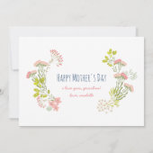 's Werelds beste oma Moederdag fotokaart Kaart (Achterkant)