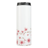 'S Werelds Beste Oma - Pastel Bloemen Gepersonalis Thermosbeker (Achterkant)