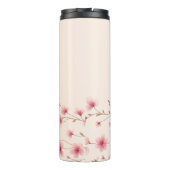 'S Werelds Beste Oma - Pastel Bloemen Gepersonalis Thermosbeker (Achterkant)