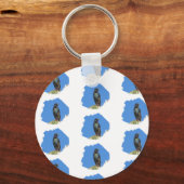 'S Werelds beste oma Starling en Cactus Zuidwest Sleutelhanger (Achterkant)