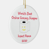 's Werelds beste online boodschapper Keramisch Ornament (Rechts)