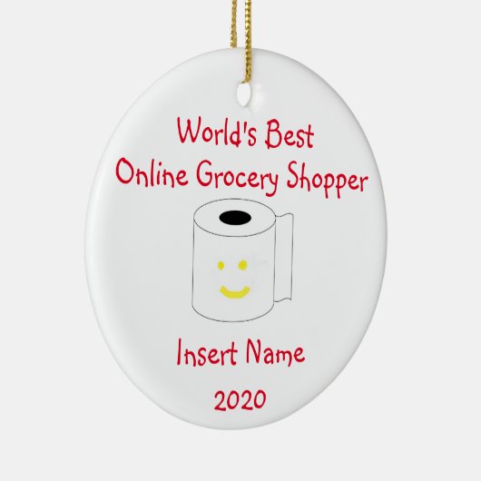 's Werelds beste online boodschapper Keramisch Ornament (Rechts)