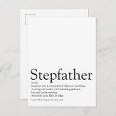 's Werelds beste ooit stepfather, Stepdad Definiti Briefkaart (Voorkant / Achterkant)