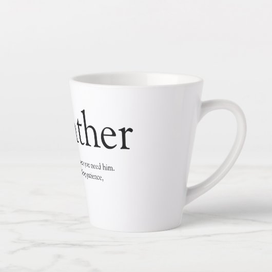 's Werelds beste ooit stepfather, Stepdad Definiti Latte Mok (Rechts)