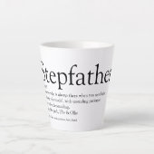 's Werelds beste ooit stepfather, Stepdad Definiti Latte Mok (Voorkant)