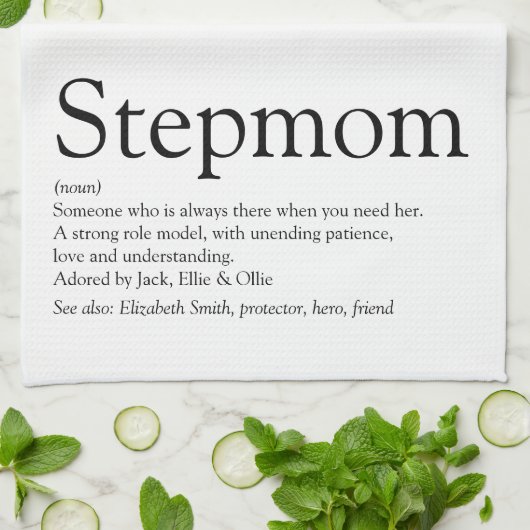 's Werelds beste ooit Stepmoeder, Stepmoeder Defin Theedoek (Gevouwen)