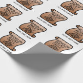 'S Werelds Beste Oom Gecertificeerd Certificaat Gr Cadeaupapier (Hoek)