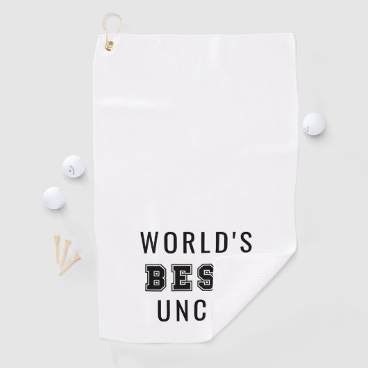 's Werelds beste oom Golfhanddoek (Insitu)