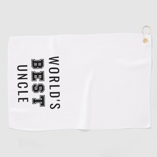's Werelds beste oom Golfhanddoek (Horizontaal)
