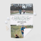 's Werelds beste oom | Moderne fotocollage Golfhanddoek (Insitu)