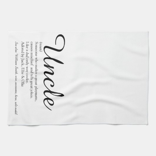 's Werelds beste oom ooit, 'Funcle Modern Definiti Theedoek (Horizontaal)