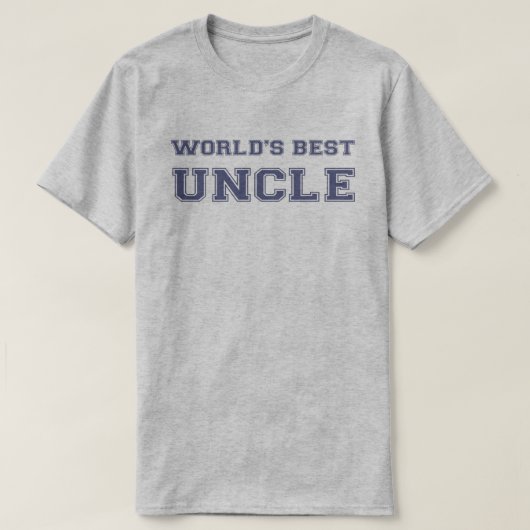 's Werelds beste oom T-shirt (Design voorkant)