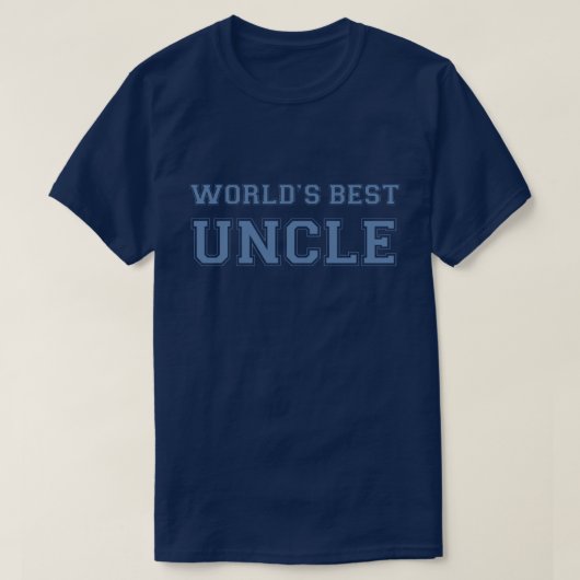 's Werelds beste oom T-shirt (Design voorkant)