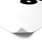 's Werelds beste Opa Black Text T-shirts en gesche Poster (Hoek)