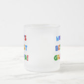 's Werelds beste opa heldere kleuren-cadeaus Matglas Koffiemok (Center)