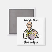 's Werelds beste opa magneet (Voorkant / Achterkant)
