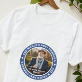 's Werelds beste opa moderne maatfoto T-shirt
