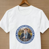's Werelds beste opa moderne maatfoto T-shirt