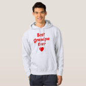 's Werelds beste opa ooit (liefdeshart, geweldig c Hoodie (Voorkant volledig)