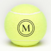 'S Werelds Beste Opa Sportbelettering Monogram Tennisballen (Achterkant)